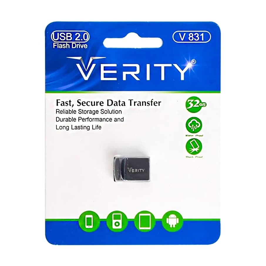 فلش مموری وریتی مدل V831 ظرفیت 32 گیگابایت USB 2.0 — تصویر ۲