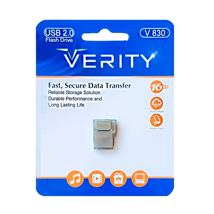 فلش مموری وریتی مدل V830 ظرفیت 16 گیگابایت USB 2.0 — تصویر ۳