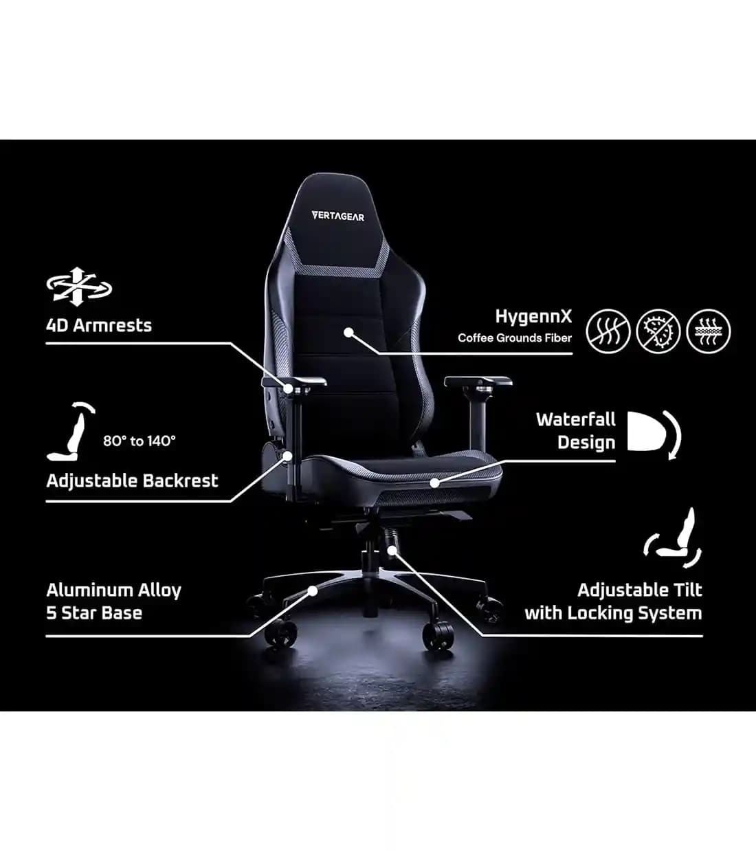 VERTAGEAR PL6800 – BURGUNDY RED — تصویر ۶