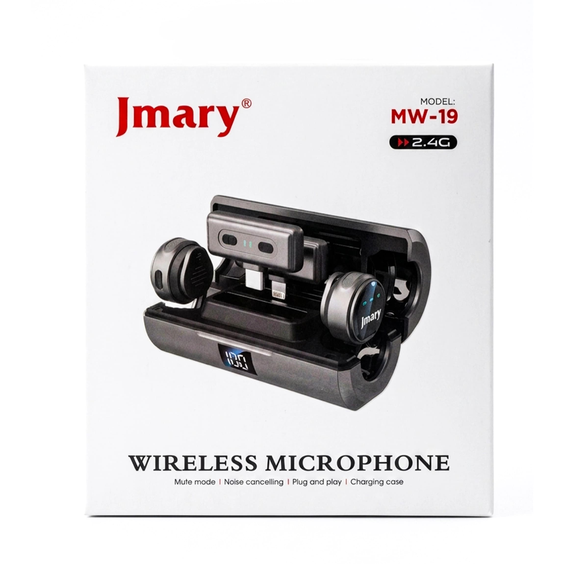 میکروفون یقه ای بی سیم جی ماری مدل MW-19 — تصویر ۲