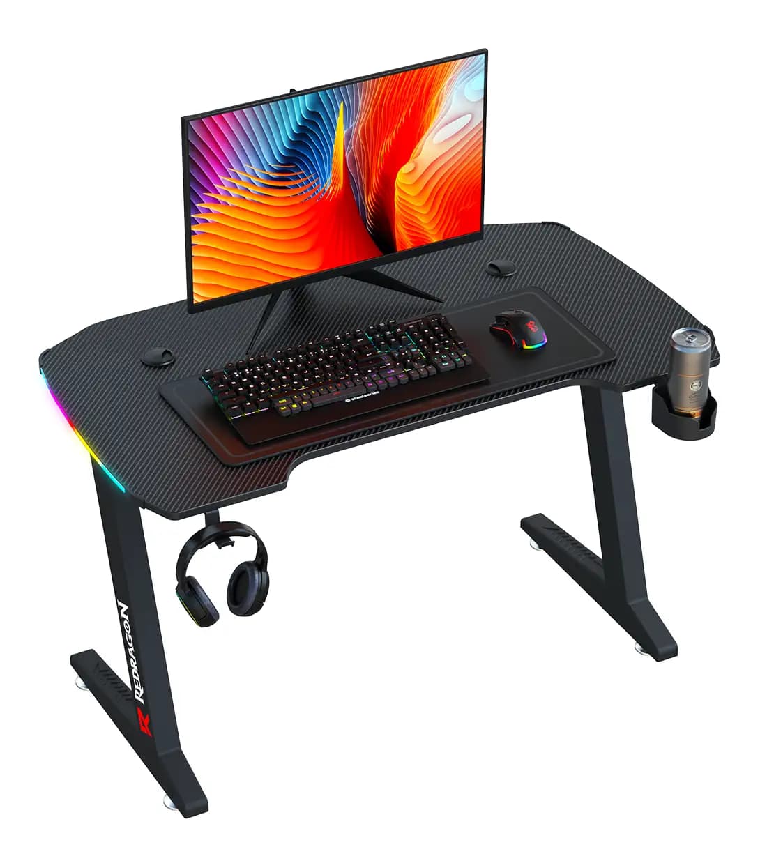 میز گیمینگ REDRAGON GD-3111BK – BLACK – M (140cm) — تصویر ۹