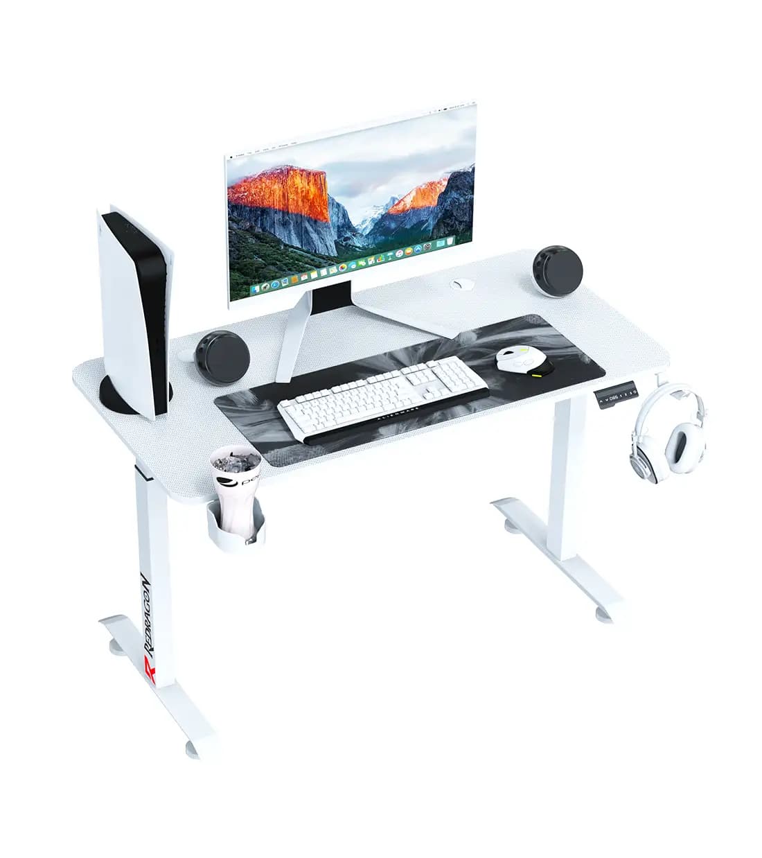 میز گیمینگ REDRAGON GD-3500W(HA) – WHITE – M (140cm) — تصویر ۹