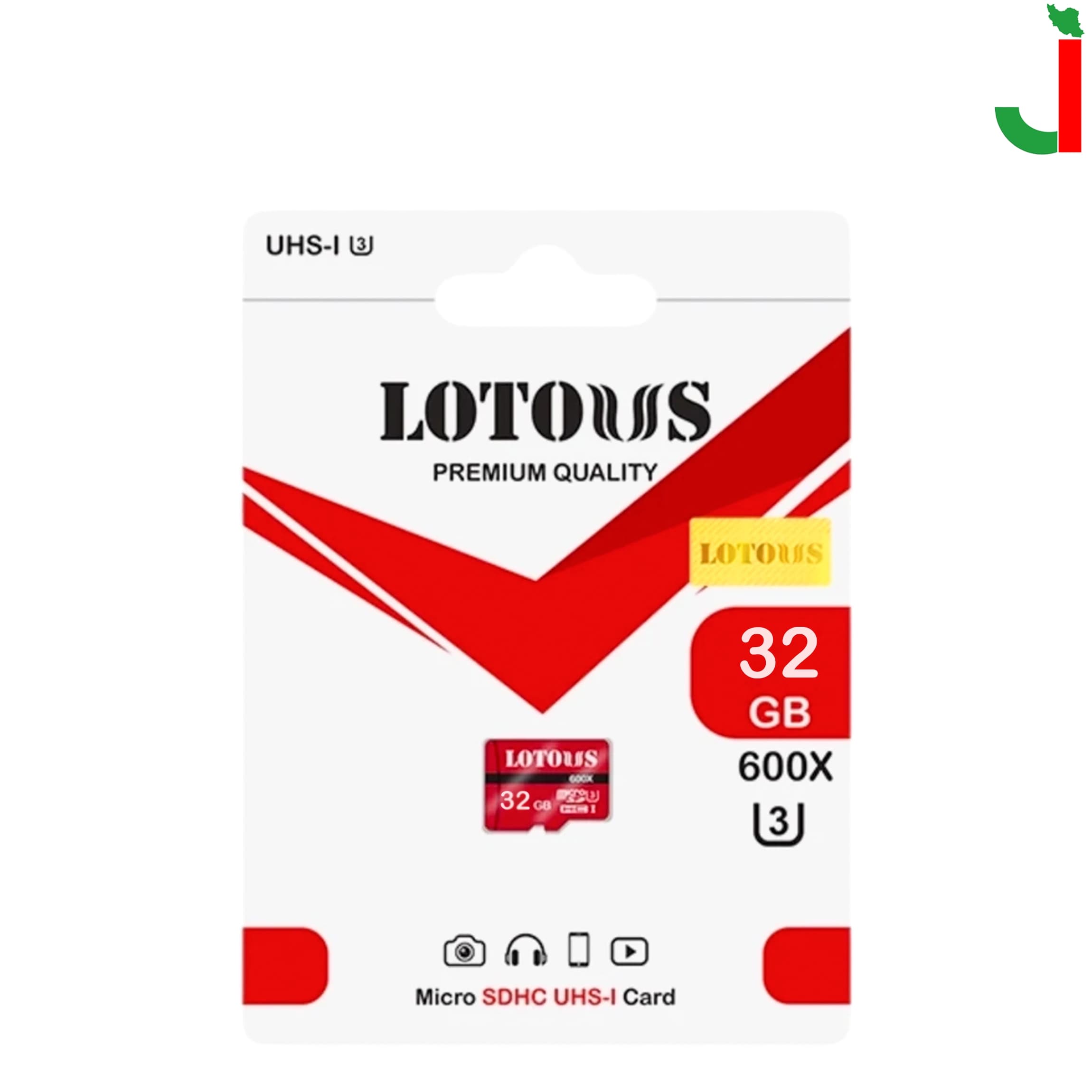 کارت حافظه microSDHC لوتوس مدل 600X ظرفیت 32 گیگابایت — تصویر ۲