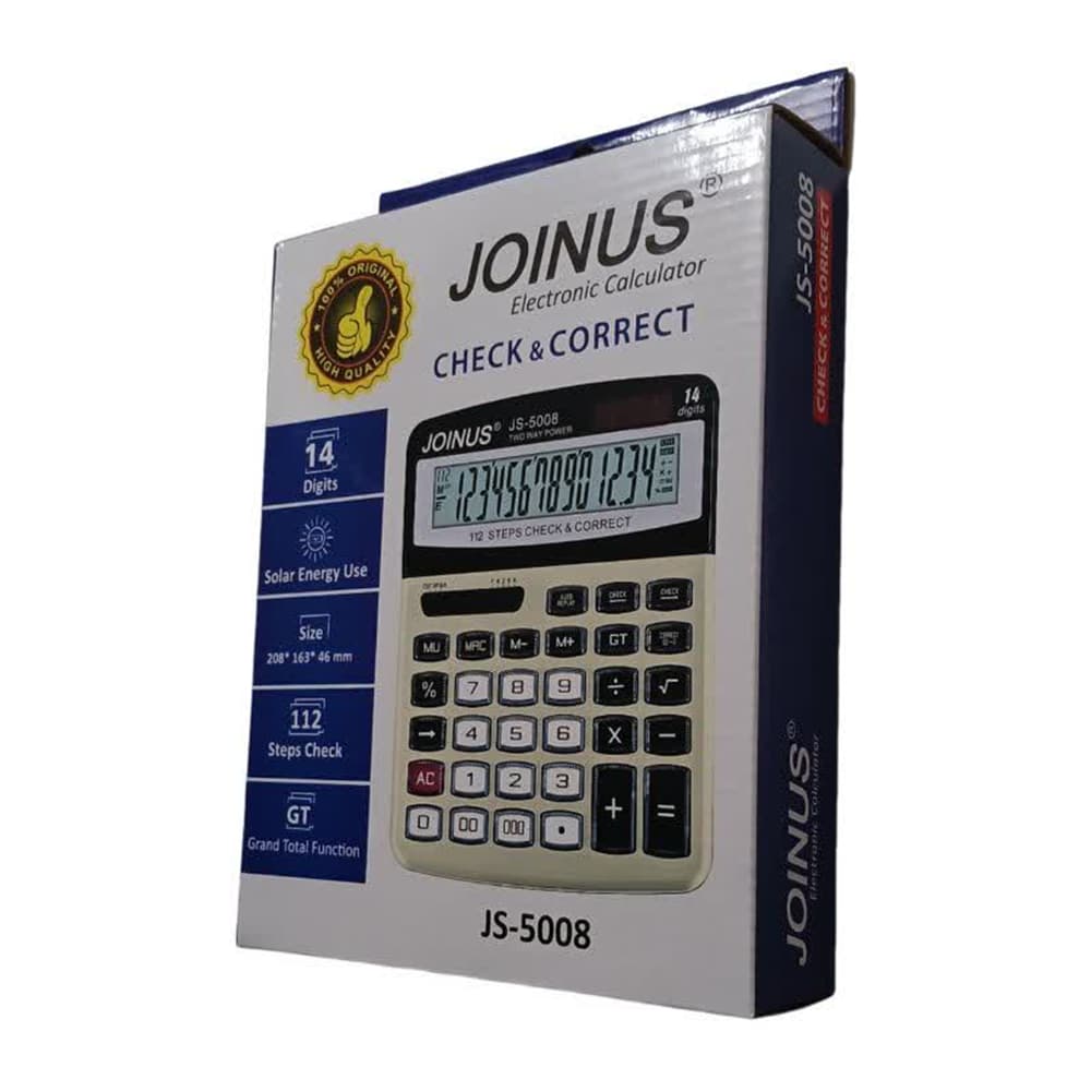 ماشین حساب رومیزی جوینوس JOINUS مدل JS-5008 — تصویر ۸