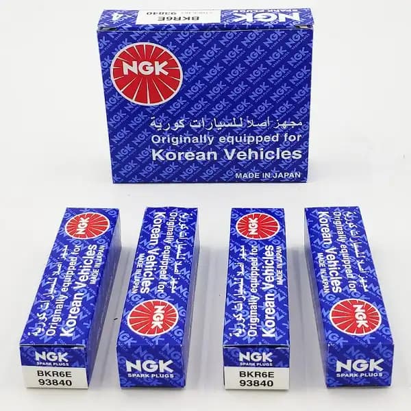 شمع موتور ان جی کا مدل BKR6E-93840 دست 4 عددی — تصویر ۵