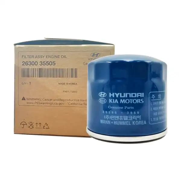 فیلتر روغن هیوندای و کیا جنیون پارتس کد 26300/35505