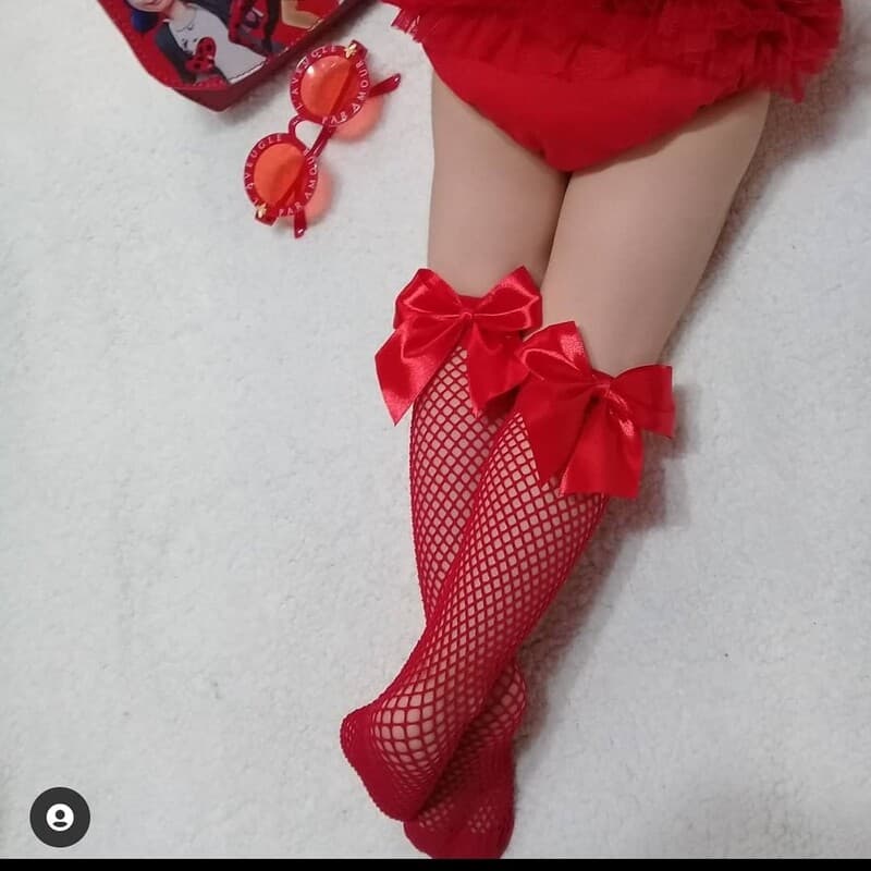 جوراب زنبوری پاپیون دار — تصویر ۵
