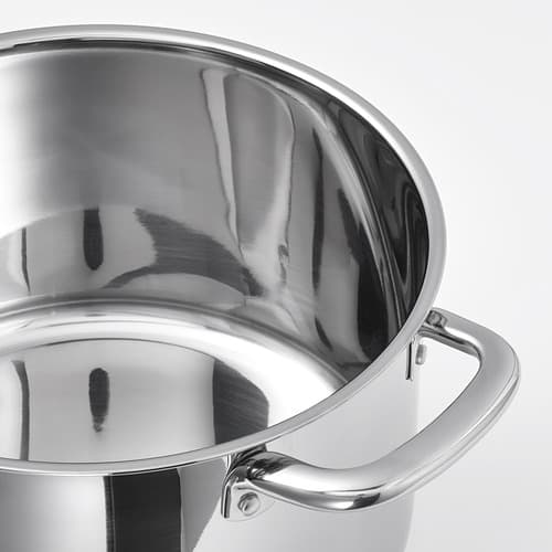 قابلمه استیل آیکیا، مدل IKEA 365+ ، با درب، 5 لیتر (تخفیف بدون پک) — تصویر ۲