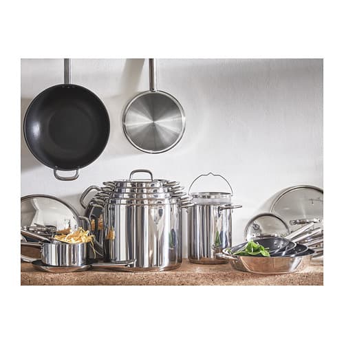قابلمه استیل آیکیا، مدل IKEA 365+ ، با درب، 5 لیتر (تخفیف بدون پک) — تصویر ۵