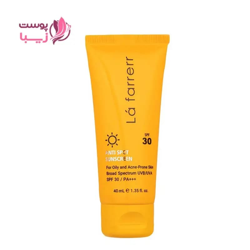 ضد آفتاب و ضد لک بی‌رنگ پوست چرب و مستعد آکنه SPF 30 لافارر