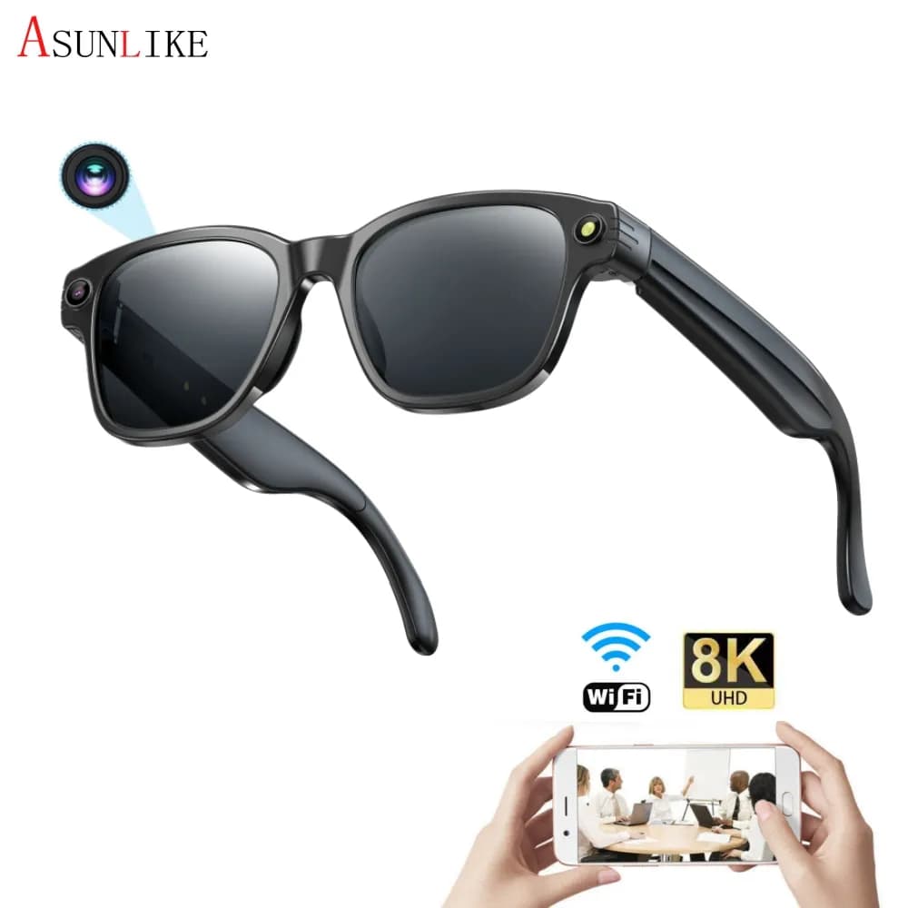 عینک هوشمند دوربین دار مدل Smart Glasses model M01 PRO — تصویر ۳