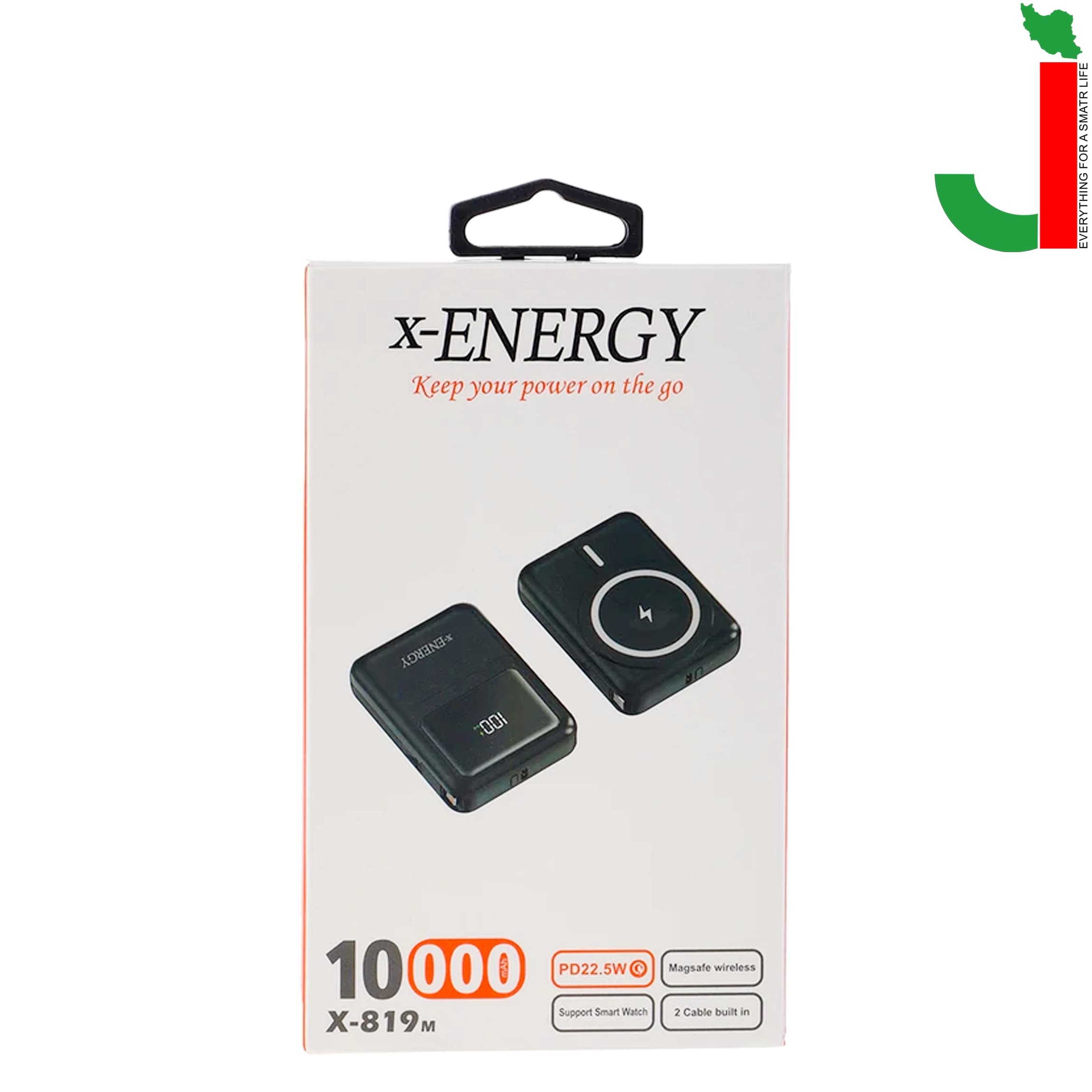 پاور بانک ایکس انرژی مدلX-819M ظرفیت 10000 میلی آمپر — تصویر ۶