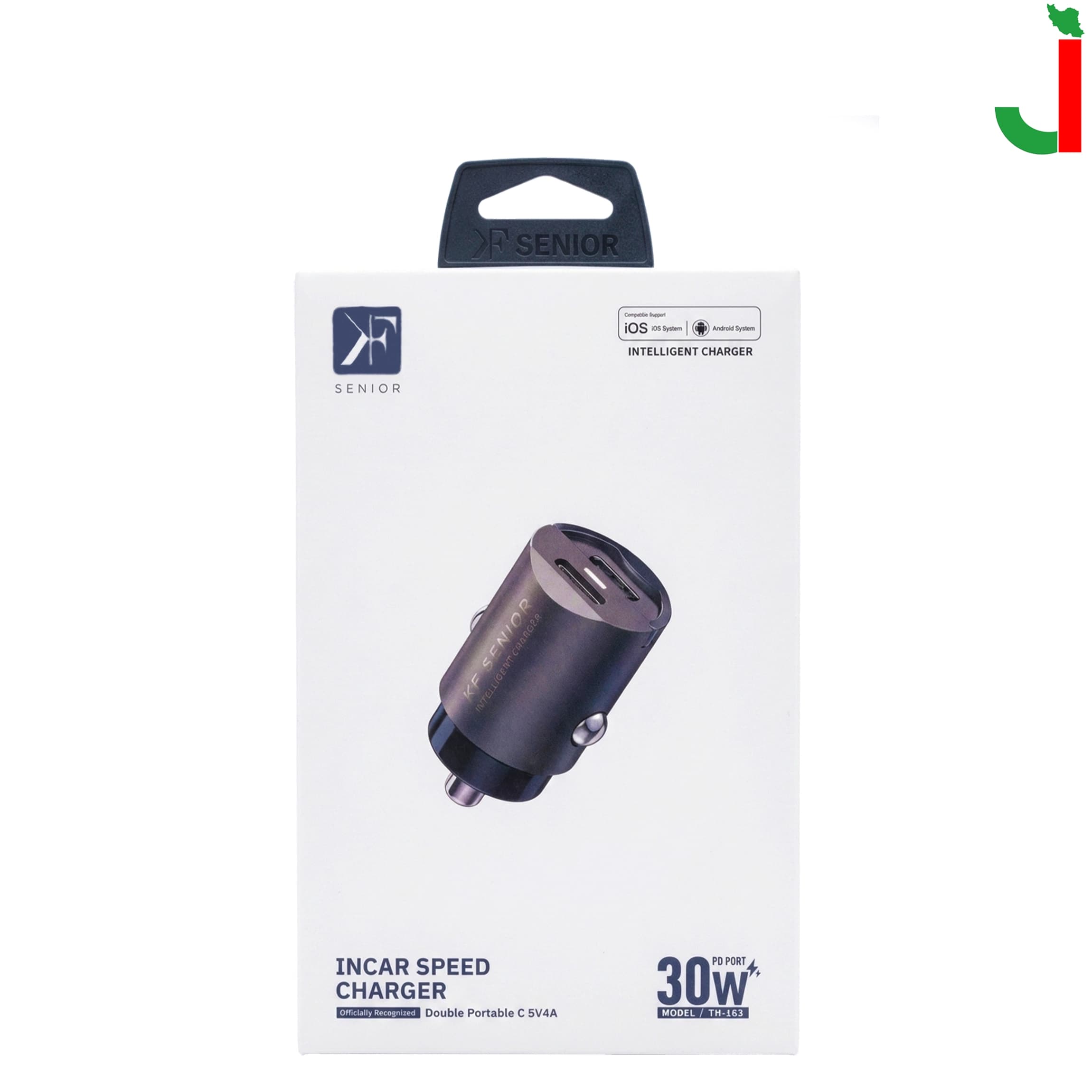 شارژر فندکی 30 وات KF مدل TH-163 — تصویر ۲