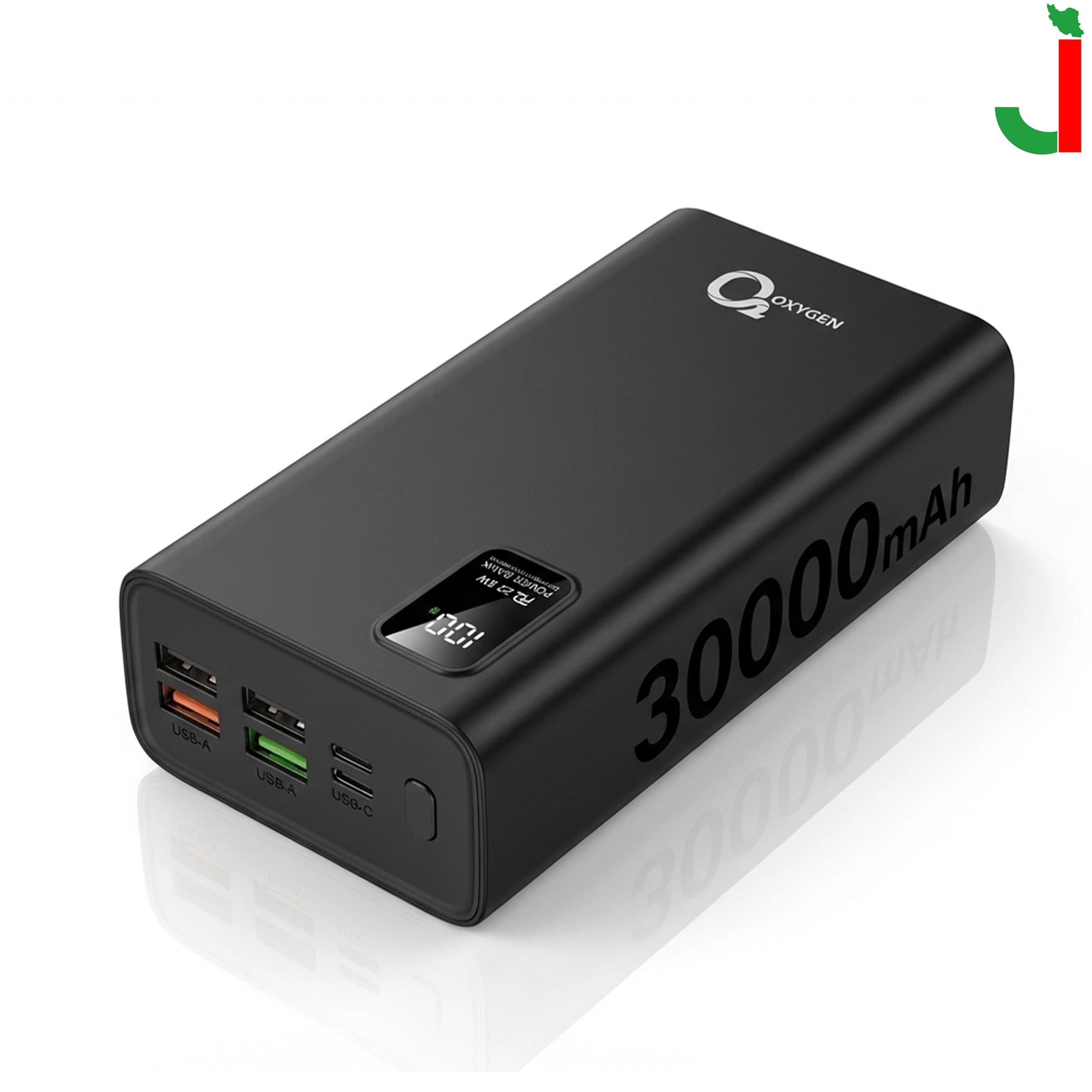 پاور بانک اکسیژن مدل OX-30 ظرفیت 30000 میلی آمپر