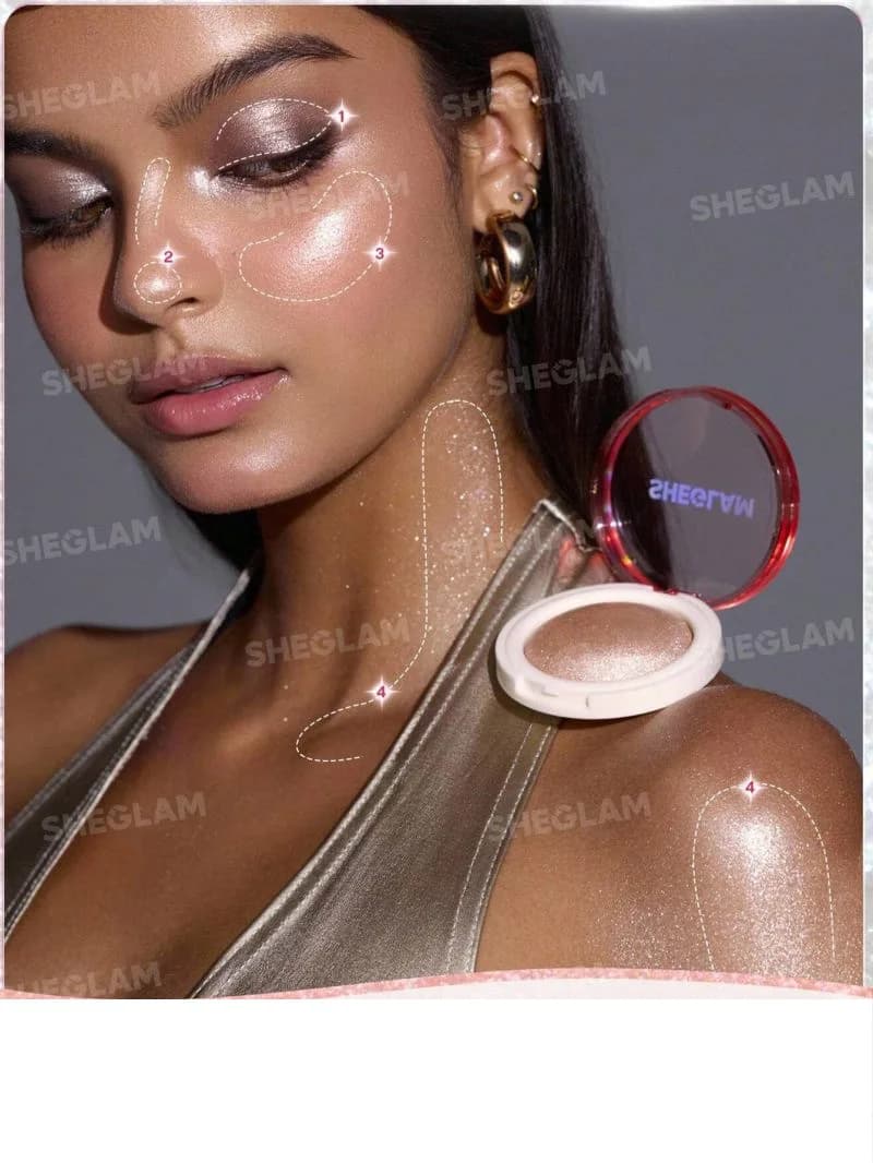 هایلایتر بالشتی شیگلم Glow Bloom Liquid Highlighter — تصویر ۴