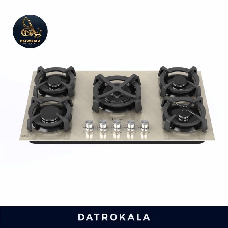 اجاق گاز صفحه ای شیشه ای داتیس مدل DG-567 — تصویر ۷