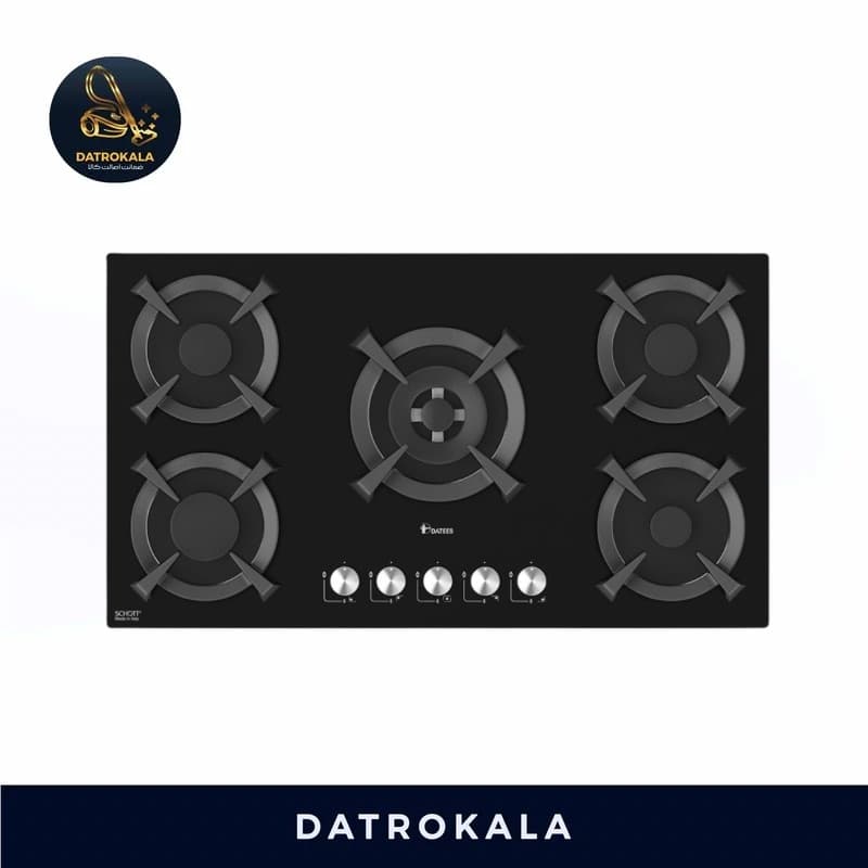 اجاق گاز صفحه ای شیشه ای داتیس مدل DG-567 — تصویر ۹
