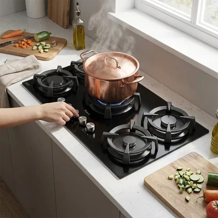اجاق گاز صفحه ای شیشه ای داتیس مدل DG-567 — تصویر ۴