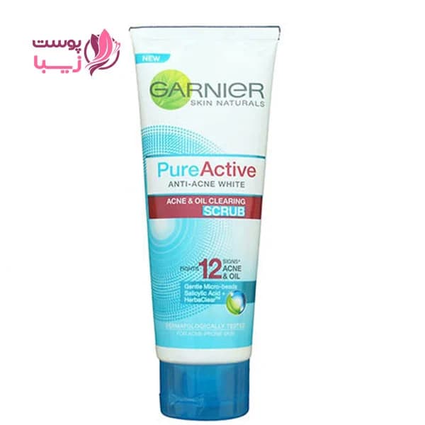 اسکراب ضدجوش 12 کاره گارنیه پور اکتیو Garnier Pure Active