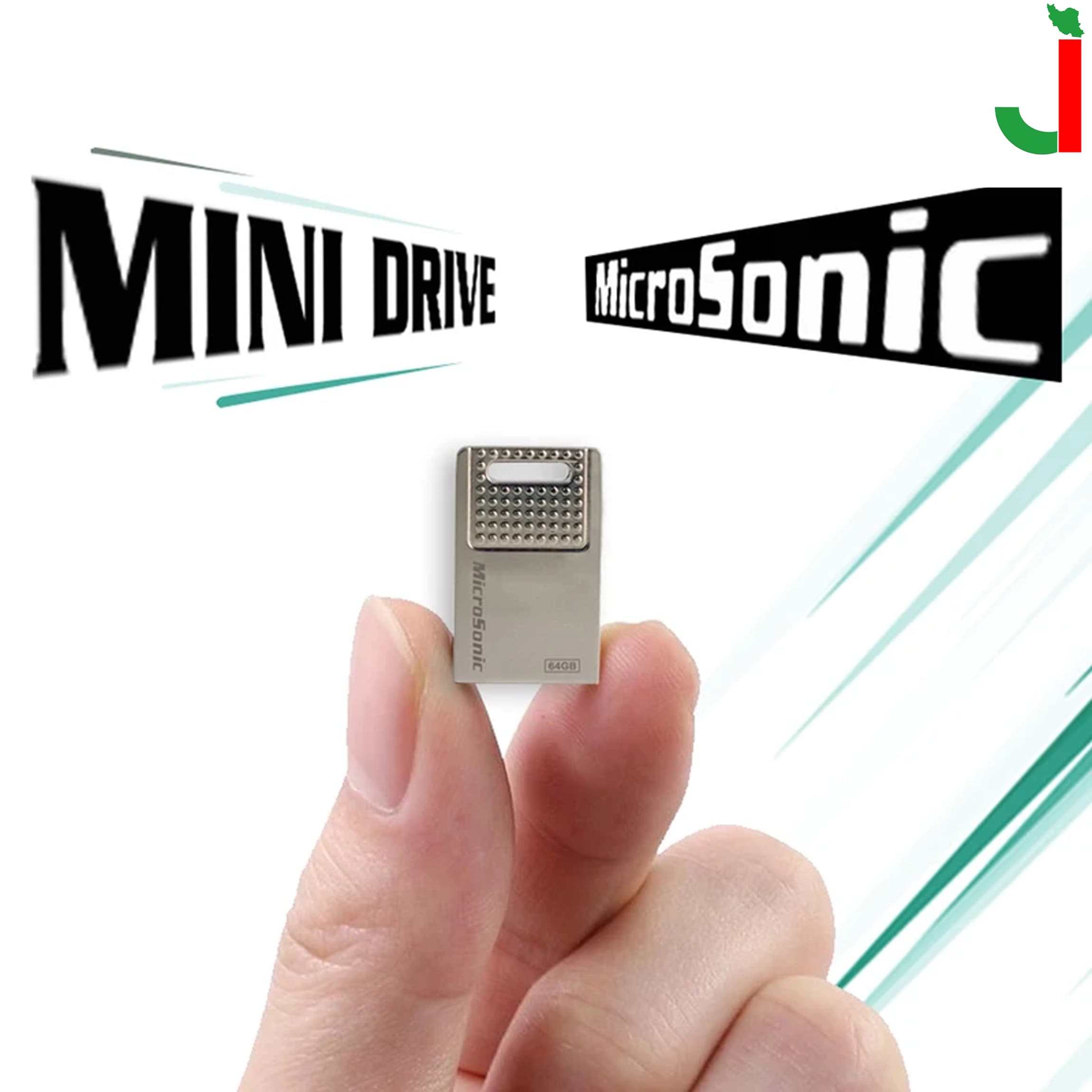 فلش مموری میکروسونیک مدل mini drive ظرفیت 16 گیگابایت USB 2.0 — تصویر ۲