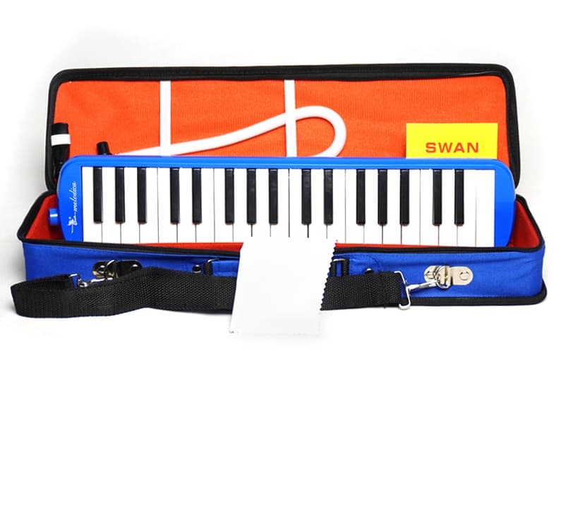 ملودیکا 37 کلید سوان آبی Swan 37 Key Melodica with Case (Blue)