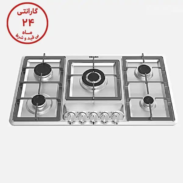 گاز KS37 استیل ۵شعله