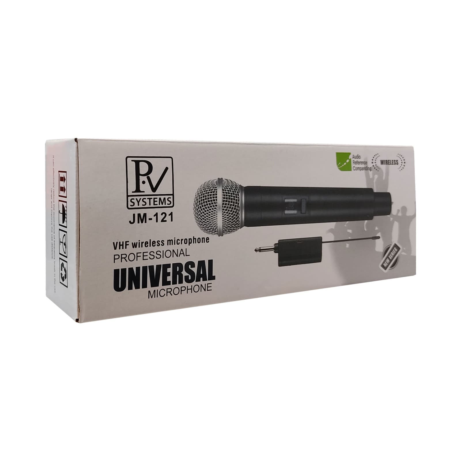 میکروفون بی سیم تک کانال پی وی wireless microphone p.v jm-121
