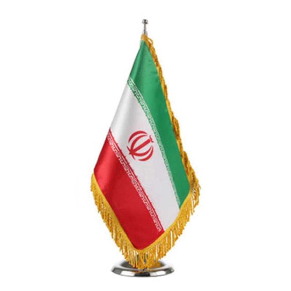 پرچم ایران رومیزی پایه فلزی | قائم کد172