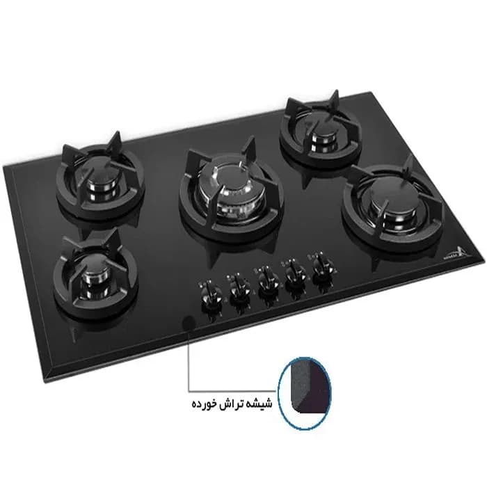 اجاق گاز صفحه ای شیشه ای اخوان مدل Gi 35 — تصویر ۲