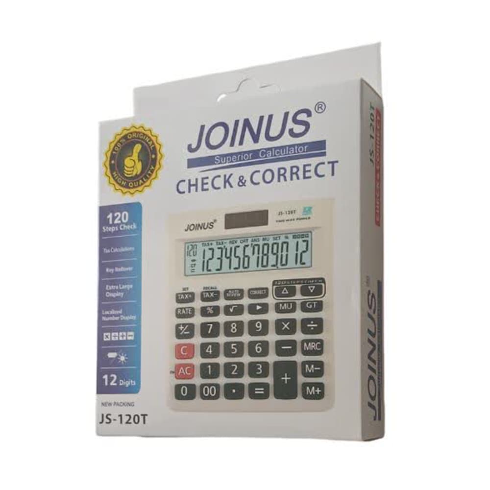 ماشین حساب رومیزی جوینوس Joinus مدل JS-120T — تصویر ۴