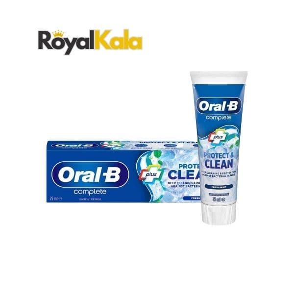 خمیر دندان آلمانی اورال بی مدل Oral B Protect & Clean حجم 75 میل
