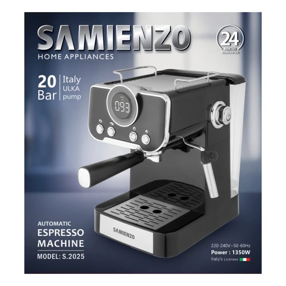 اسپرسو ساز 1.5 لیتری سامینزو (SAMIENZO) مدل 2025 — تصویر ۲