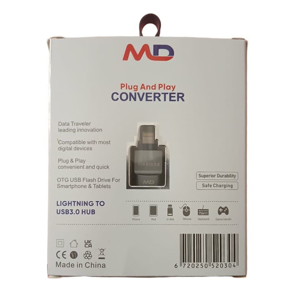 تبدیل OTG آیفونی ام دی MD مدل MGL-2030