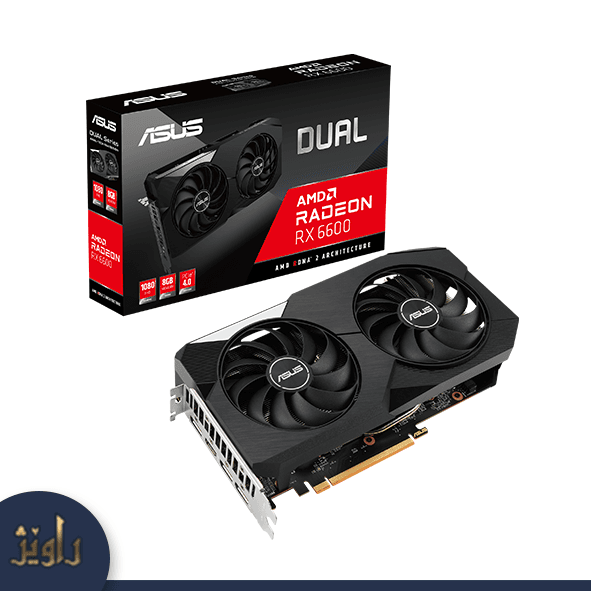 کارت گرافیک ASUS Dual Radeon RX 6600 — تصویر ۸