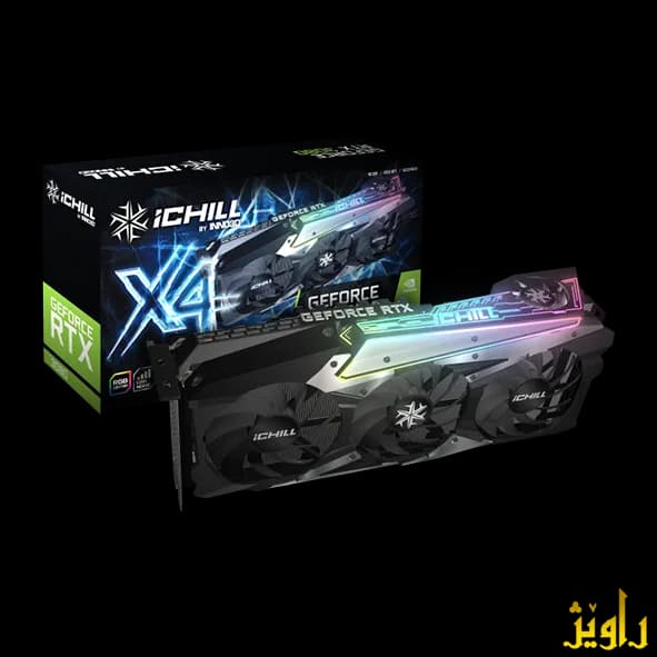 کارت گرافیک INNO3D GEFORCE RTX 3080 ICHILL 4x