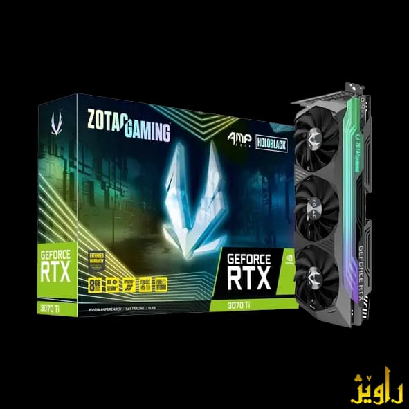 کارت گرافیک ZOTAC GAMING GeForce RTX 3070 Ti AMP Holo