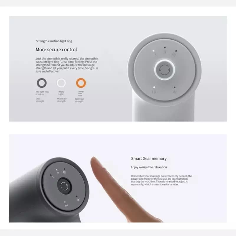 ماساژور تفنگی چندکاره شیائومی مدل Xiaomi Mijia Mini Fascia Gun 2C MJJMQ03YM — تصویر ۱۰