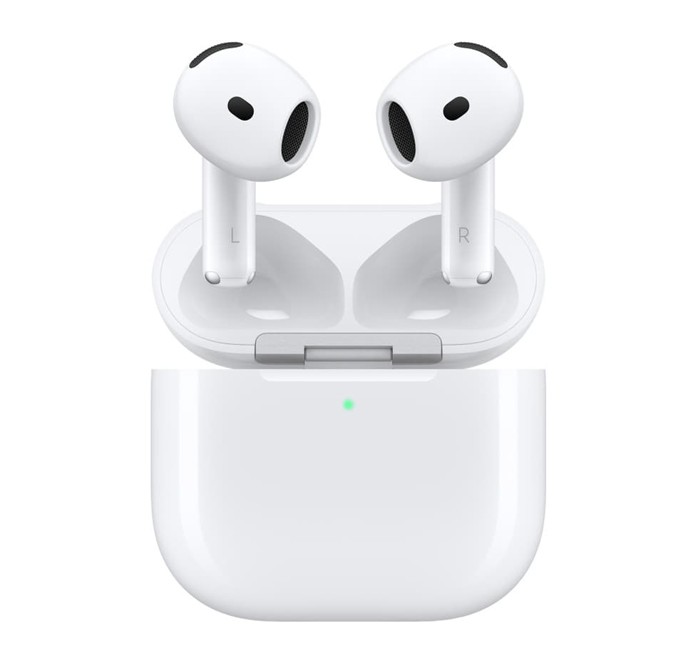ایرپاد اپل نسل ۴ مدل AirPods 4 ANC اصلی به‌همراه با محفظهٔ شارژر با (دارای گارانتی و نویز کنسلینگ فعال)