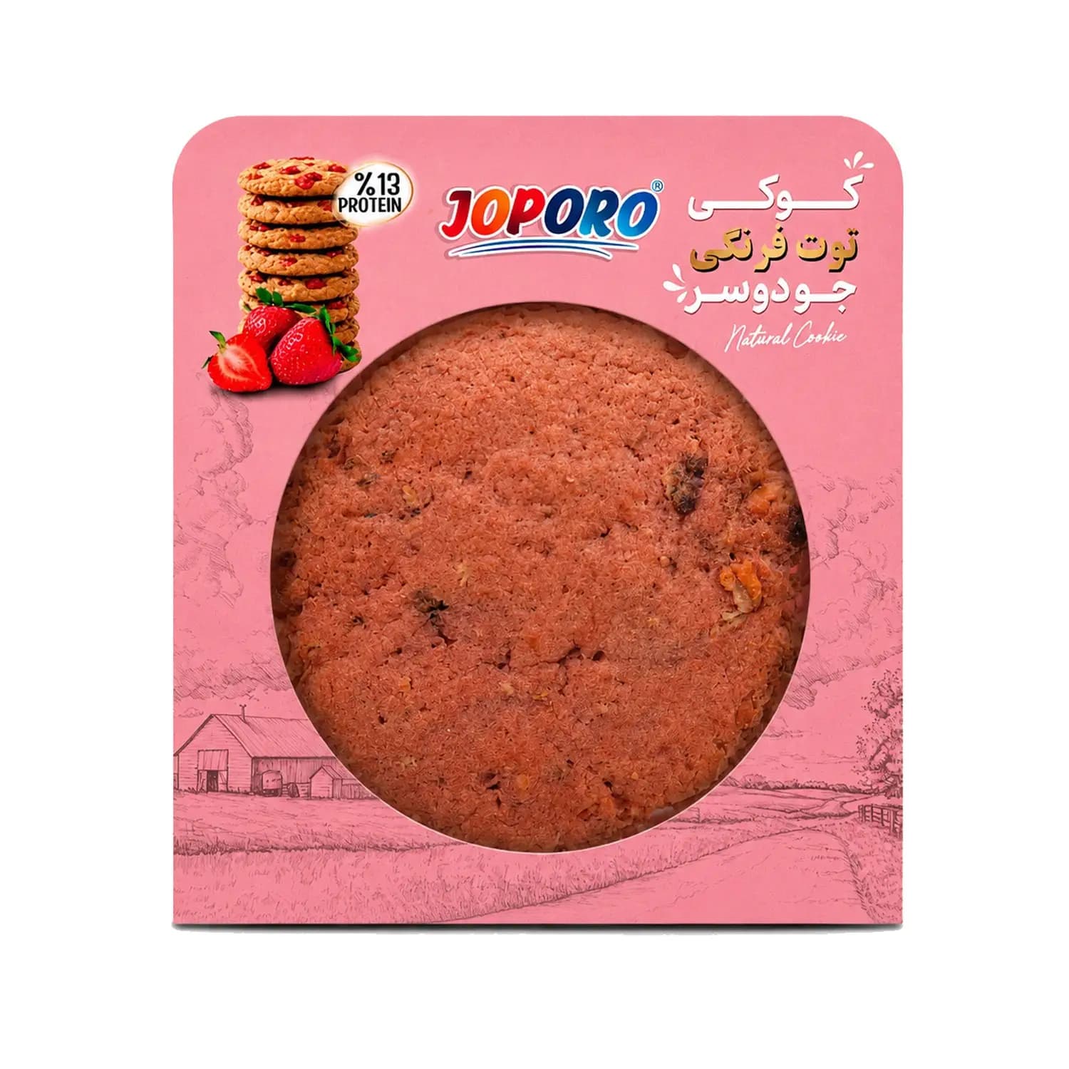 کوکی تک وعده توت فرنگی