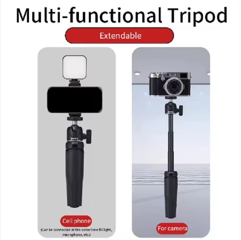 سه پایه جیماری Jmary MT-27 Mini Tripod — تصویر ۲
