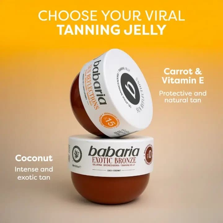 ژل برنزه کننده باباریا مدل Coco – حاوی روغن نارگیل و با SPF 0 | حجم 300 میل — تصویر ۱۰