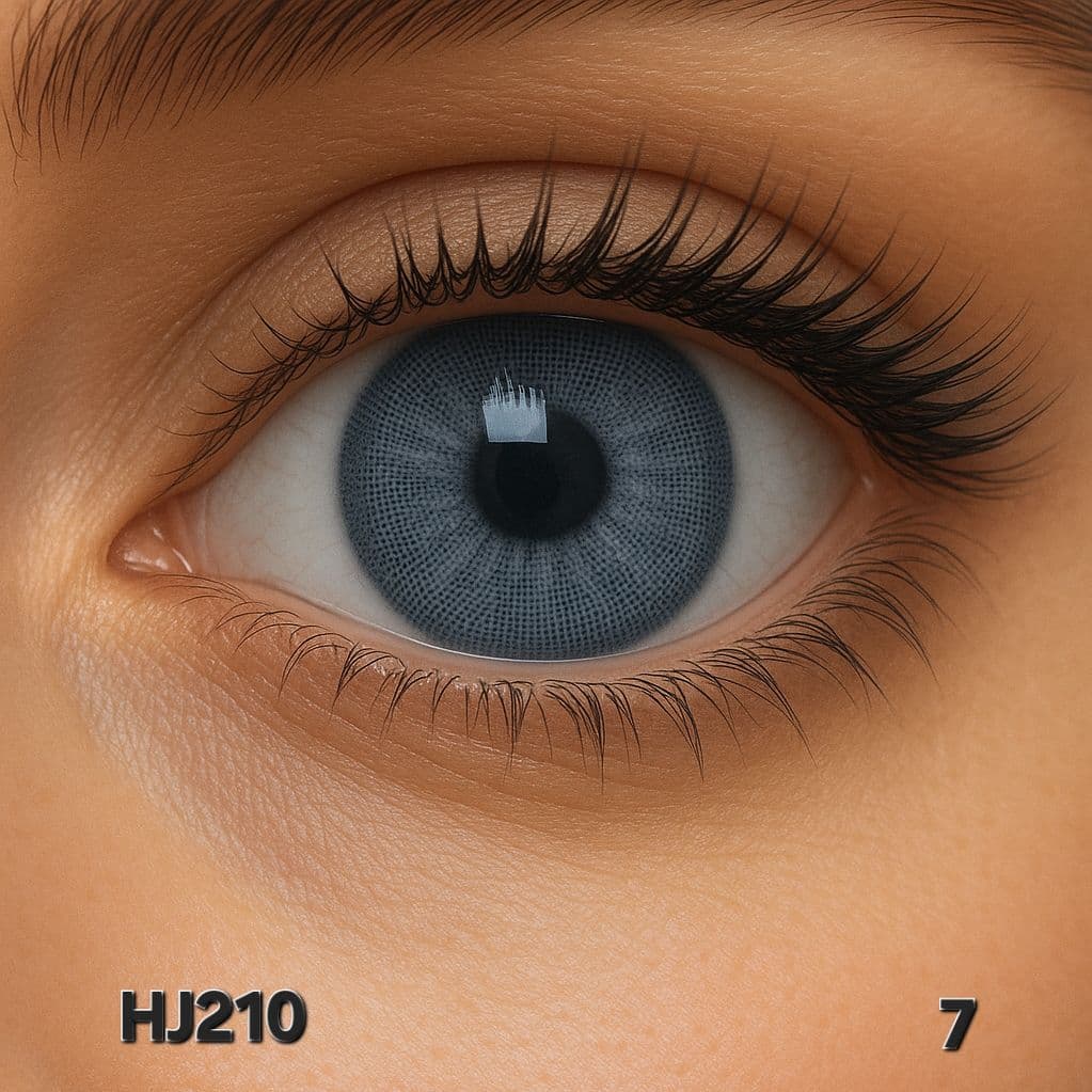 لنز رنگی چشم بیوتی رنگ طوسی شماره 7 HJ210 Beauty