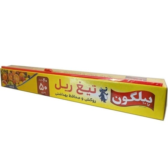 سلفون بسته بندی پیلگون ۵۰ متری مدل تیغ ریل — تصویر ۲