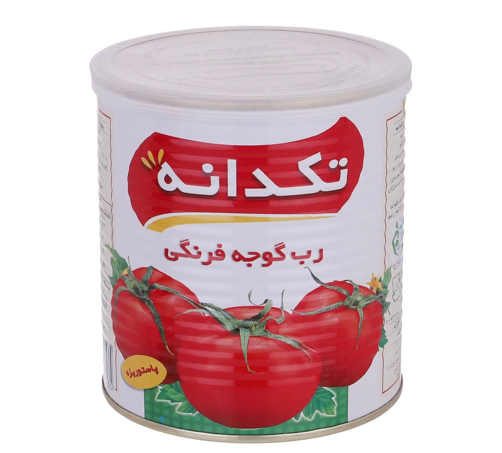 رب گوجه فرنگی تکدانه ۸۰۰ گرمی