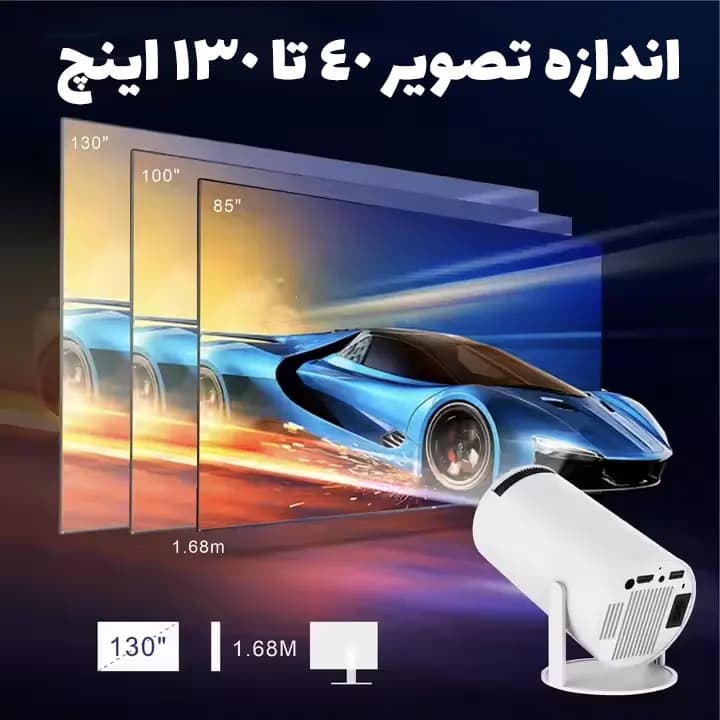 ویدئو پروژکتور پرتابل مدل HY300 — تصویر ۱۱