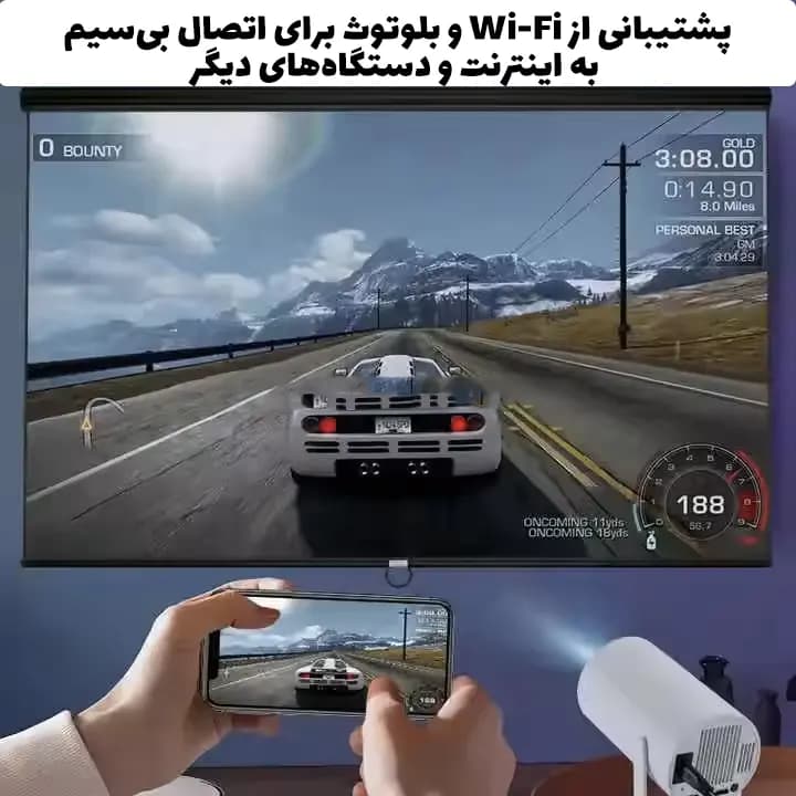 ویدئو پروژکتور پرتابل مدل HY300 — تصویر ۱۰