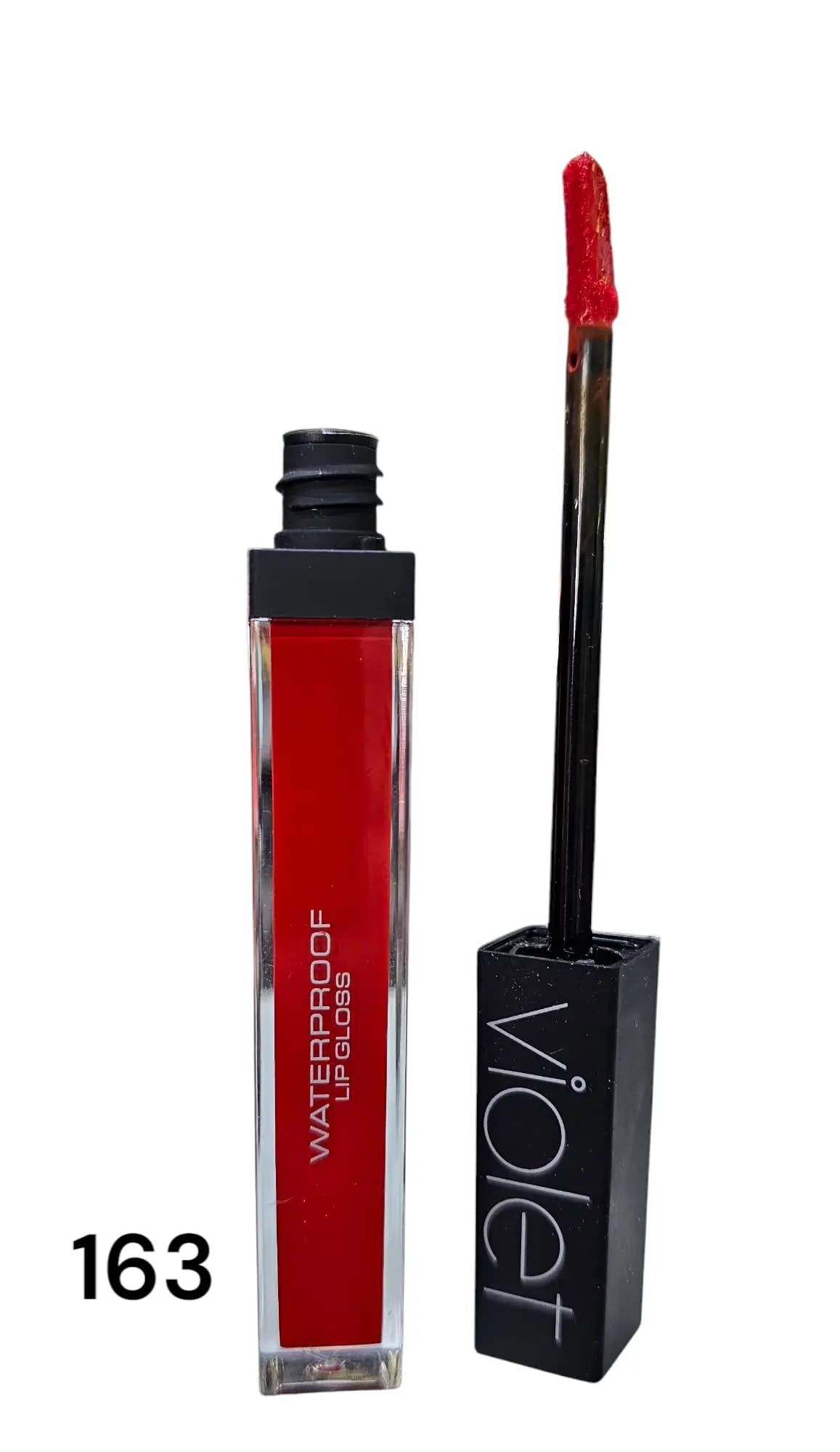 رژ لب مایع مخملی شماره 163 برند ویولت -VIOLET LIP GLOSS 163 — تصویر ۲