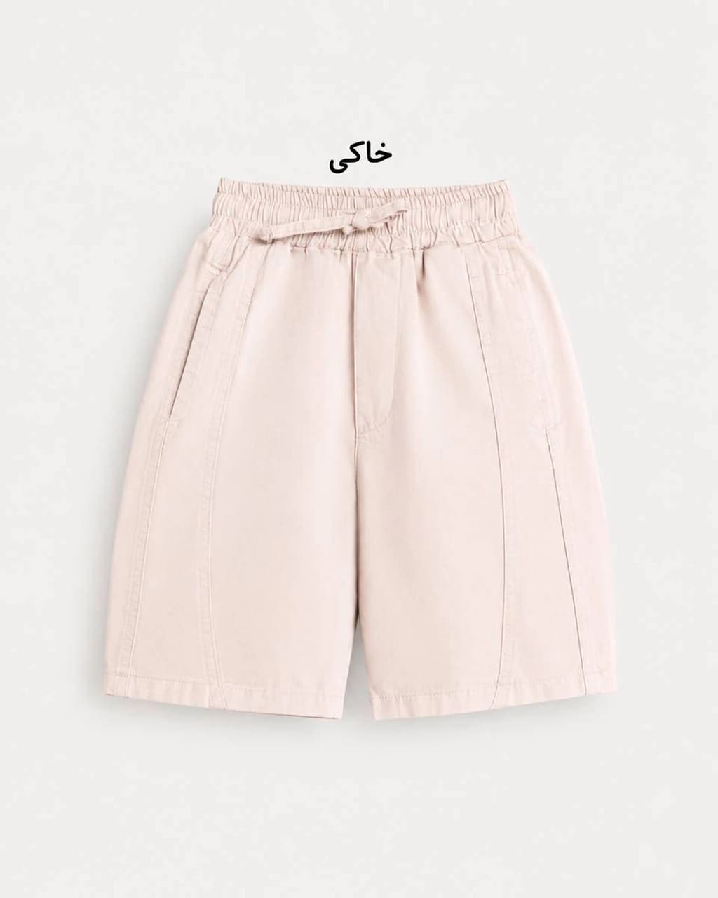 شلوارک کتان کمرکش(AKU) — تصویر ۳