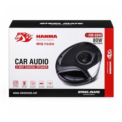 بلندگو بیضی استیل میت مدل Steel mate HM-6940