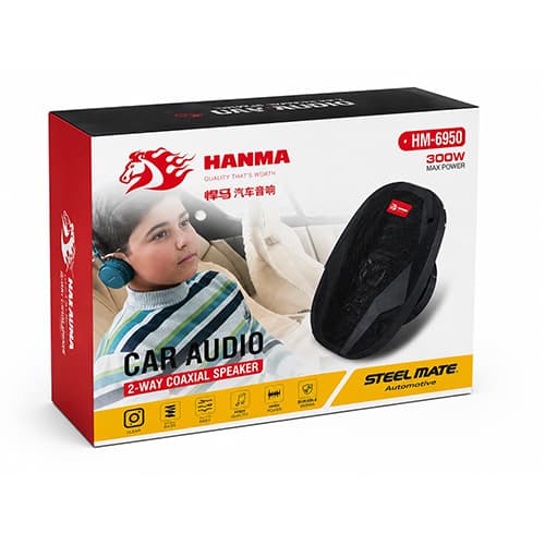 بلندگو بیضی استیل میت مدل Steel mate HM-6950